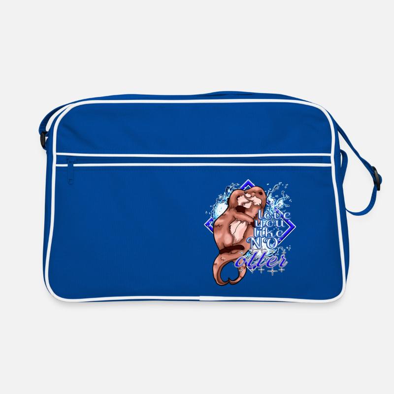 Je t’aime comme pas de loutre Design Sac Retro