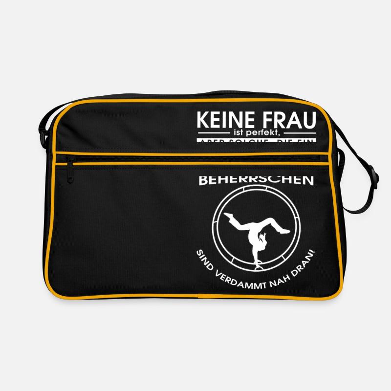Rhönrad beherrschen Retro Tasche
