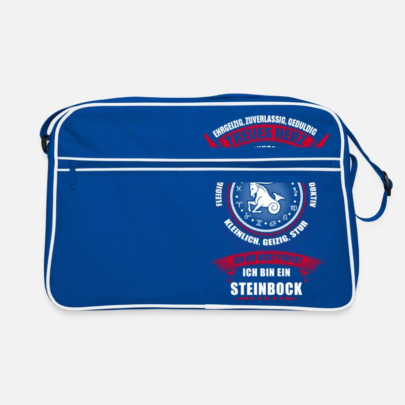 Steinbock Sternzeichen Horoskop Retro Tasche