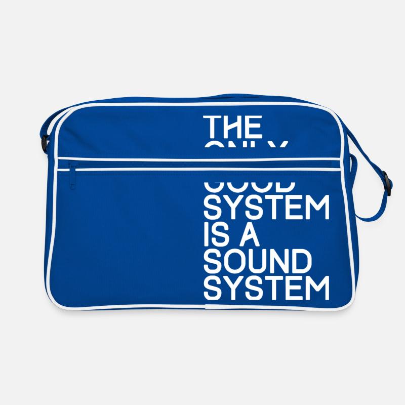 The only good system is a sound system - TECHNO Retro Bag