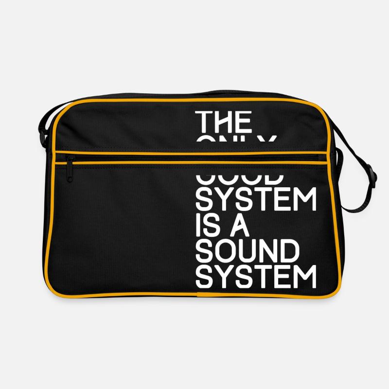 The only good system is a sound system - TECHNO Retro Bag