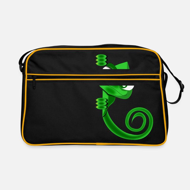 Chamäleon Retro Tasche