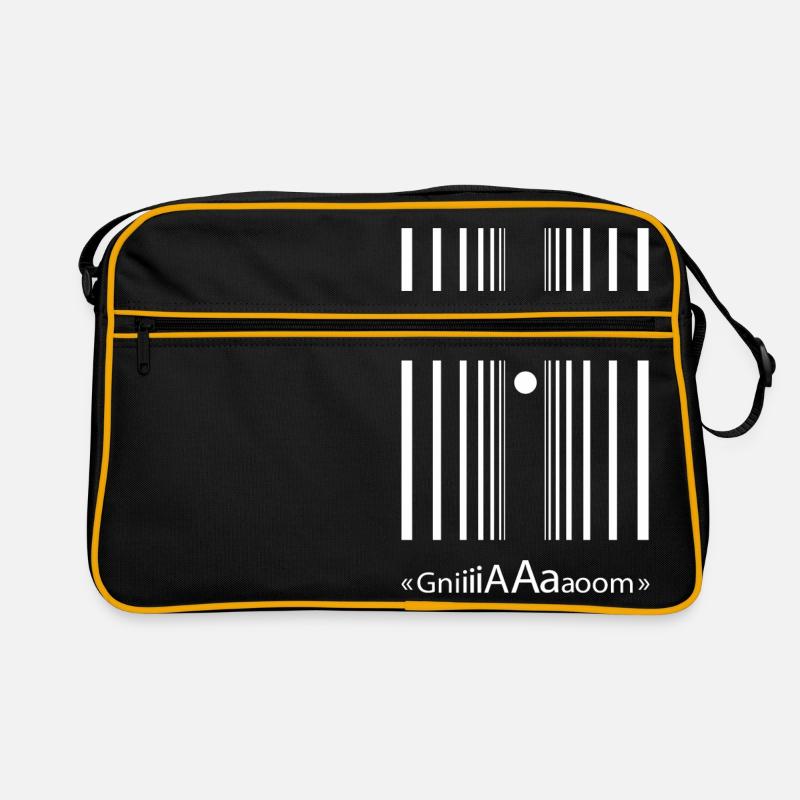 Doppler-Effekt - Retro Tasche - Schwarz/Gold