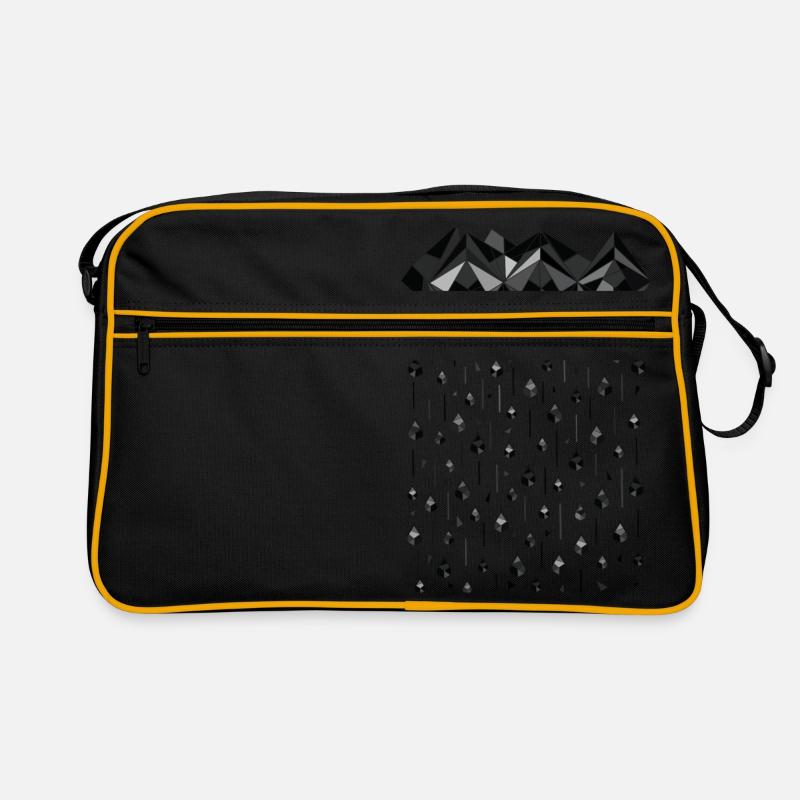Geometric rain Retro Bag