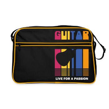 live for a passion guitar - Retro Bag - black/gold - Front