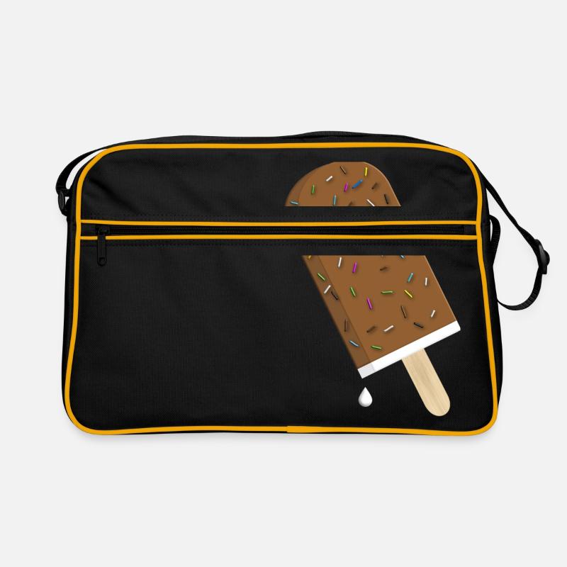 Glace sucette au chocolat avec crumble Sac Retro