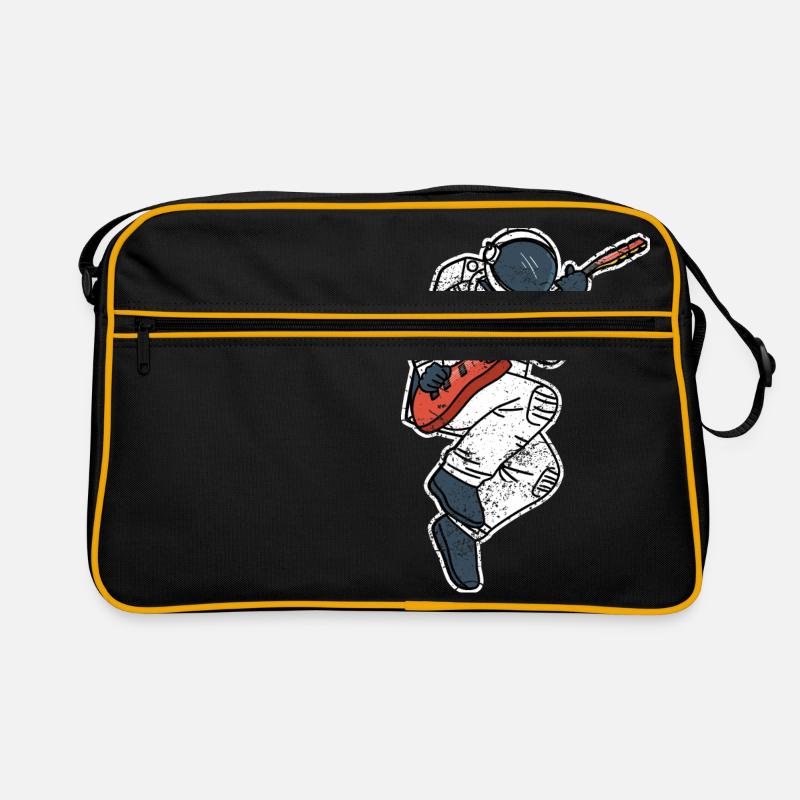 ASTRONAUT E-Gitarre lustiges Weltall Geschenk Retro Tasche