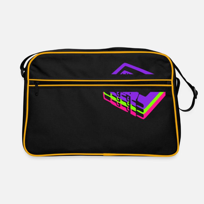 Retro Music Cassettes Stack Mixtape 80s 90s Retro Bag