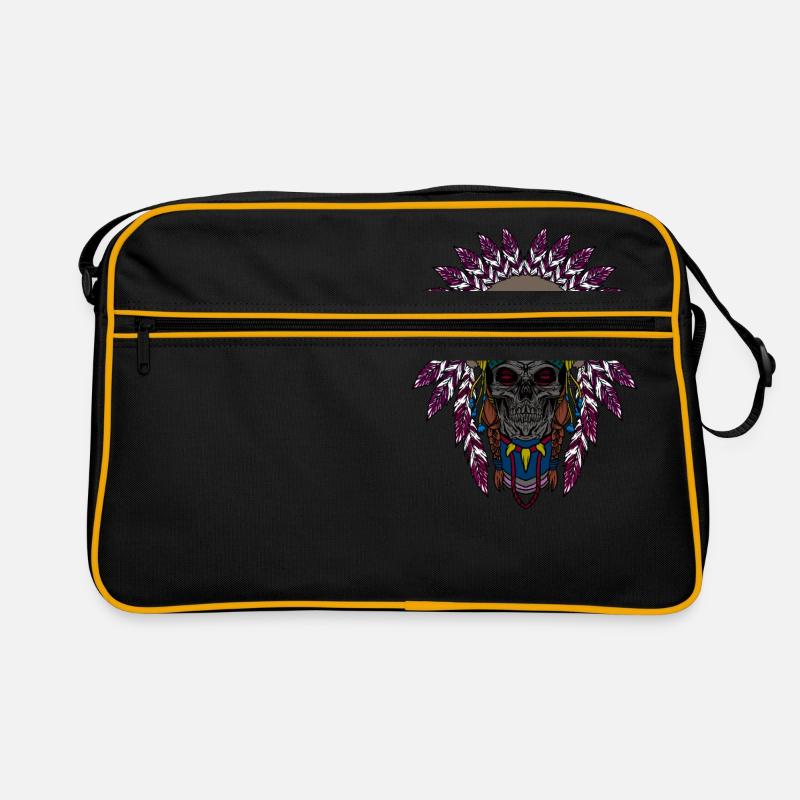 Indian Skull Skeleton Gift Retro Bag
