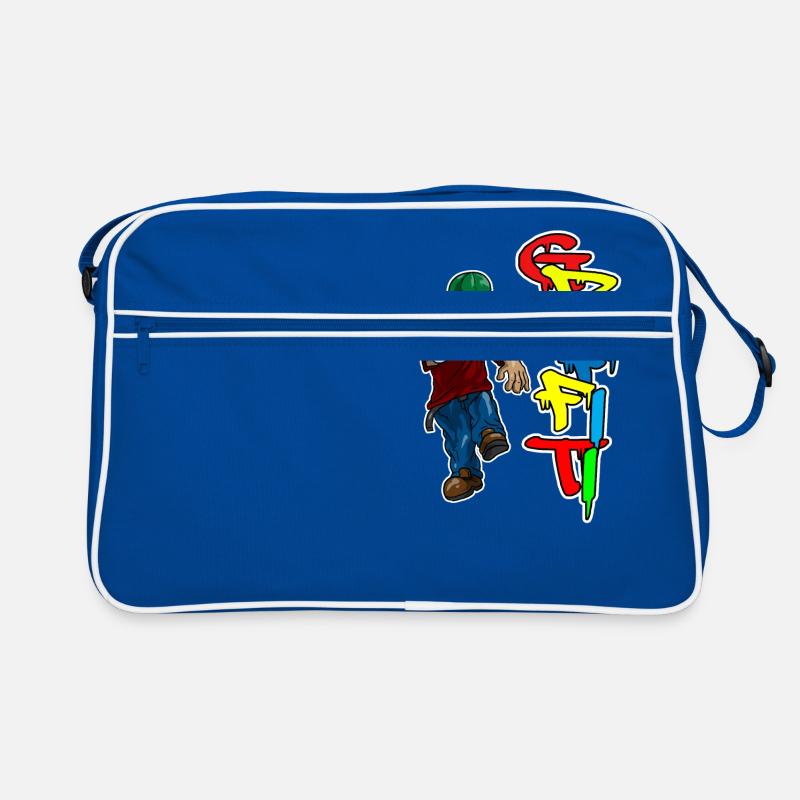 Graffiti Spray Doodle Dessiner Écrire Mur Surface Cadeau Sac Retro