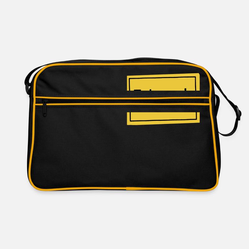 40. Geburtstag - Retro Tasche - Schwarz/Gold