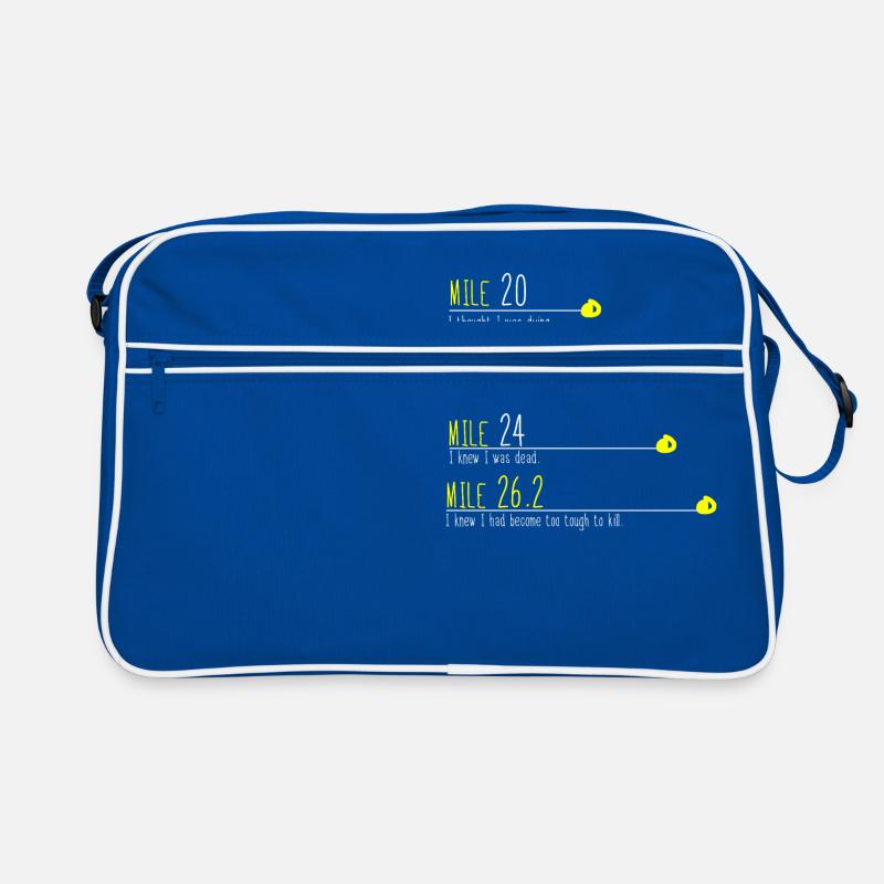 Marathon Runner Mile Gift Retro Bag