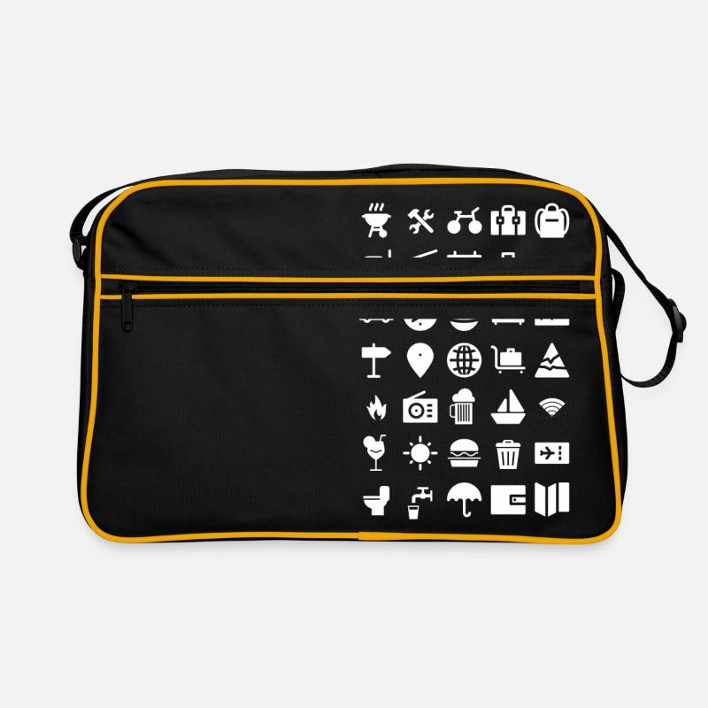 Verständigung ohne Sprache Retro Tasche