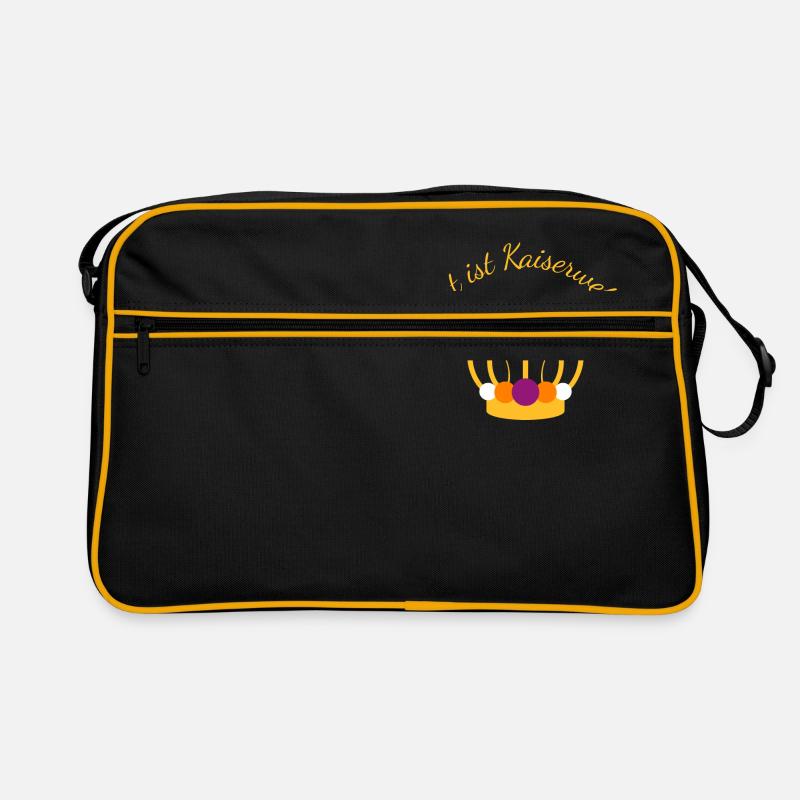 Kaiserwetter - Retro Tasche - Schwarz/Gold