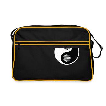 Ying Yang - Retro Bag - black/gold - Front