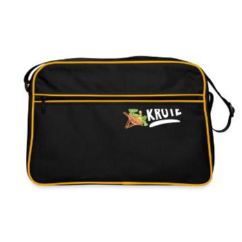 Chill Toad Tortue de vacances d'été drôle - Sac Retro - noir/or - Devant