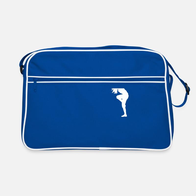 Breakdance dance dancer dancer silhouette Retro Bag
