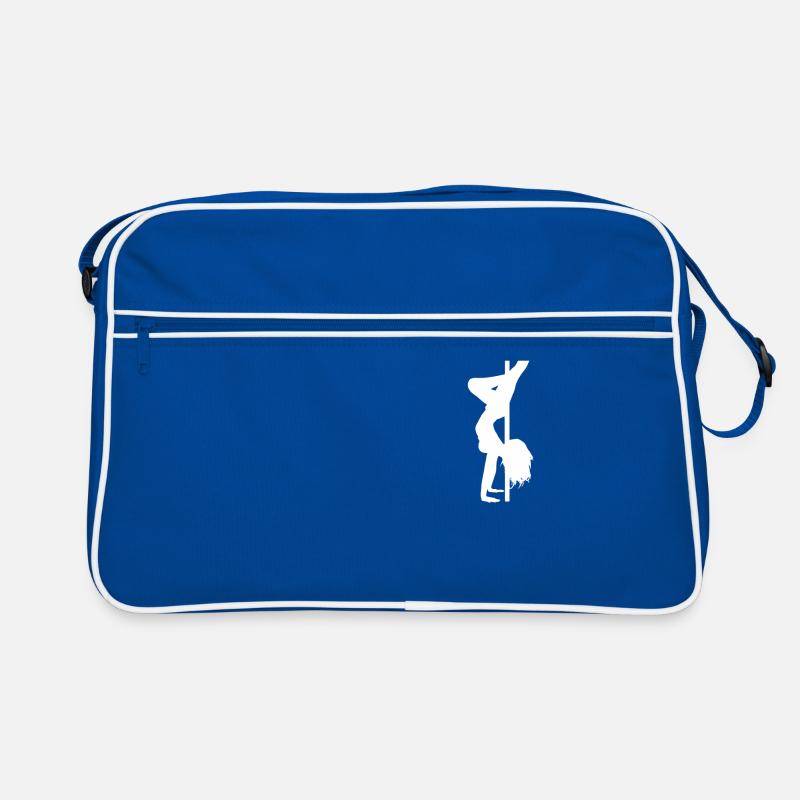 Pole dance dance dancer dancer silhouette Retro Bag