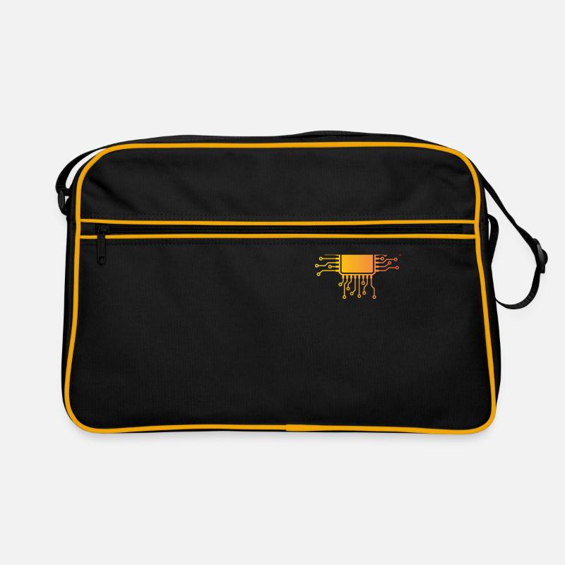 Informatiker Admin Hardware CPU Retro Tasche