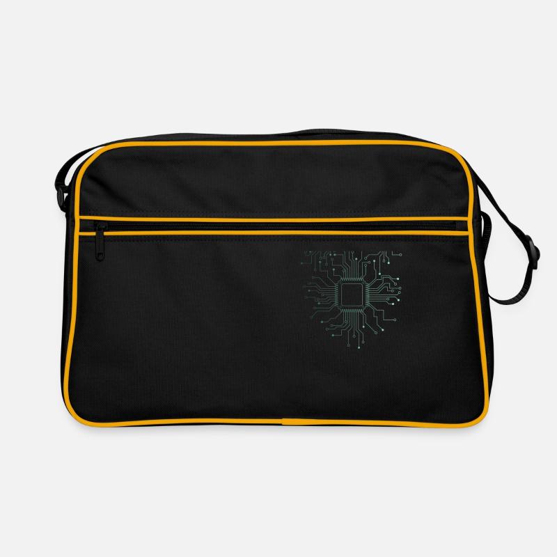 Computer Scientist Admin Hardware CPU - Sac Retro - noir/or