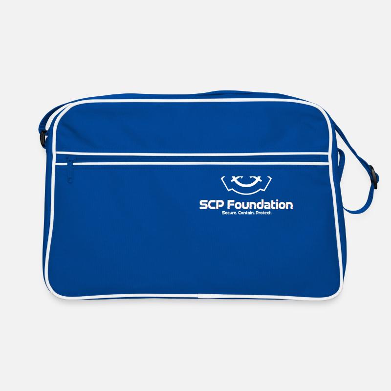 Fondation SCP disant la devise graphique Sac Retro