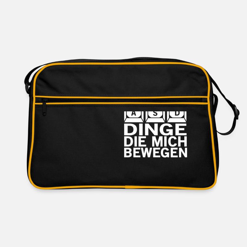 PC Master Race Gaming WASD Keyboard Gaming Slogan Retro Tasche