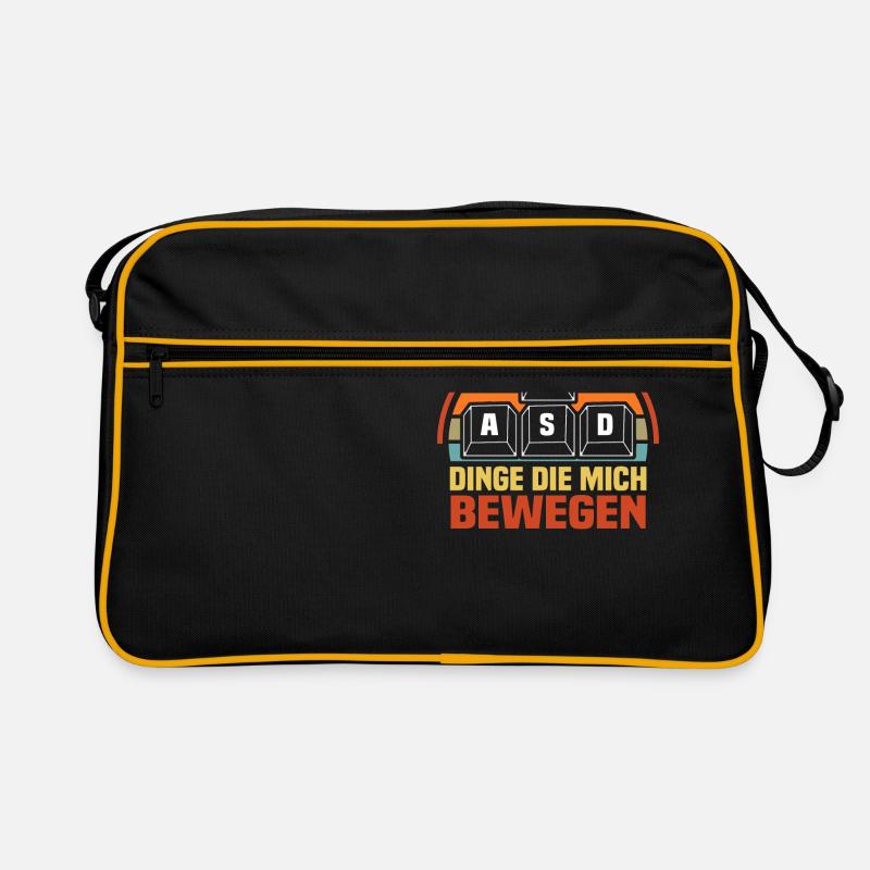 PC Master Race Gaming WASD Keyboard Gaming Slogan Retro Tasche