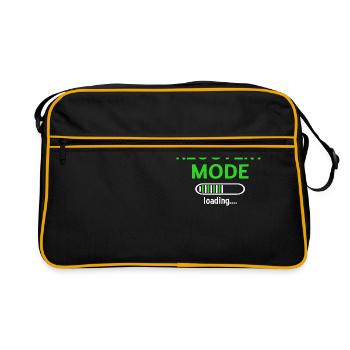 Funny Recovery Mode on Get Well - Retro Bag - black/gold - Front