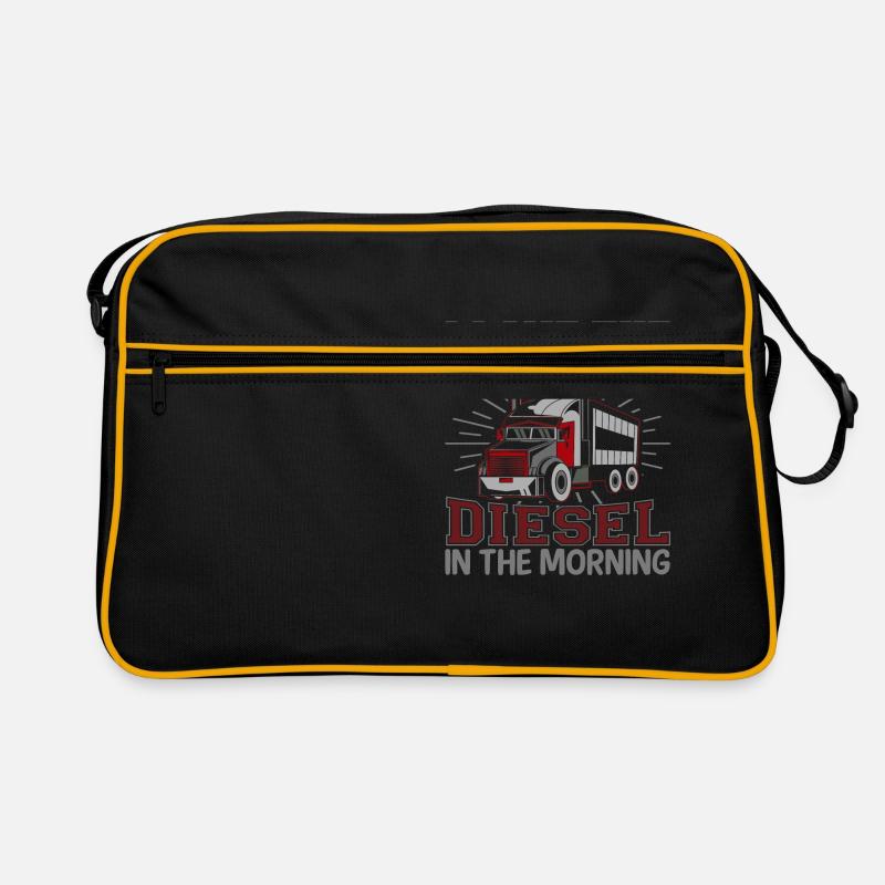 J’adore l’odeur du diesel le matin Sac Retro