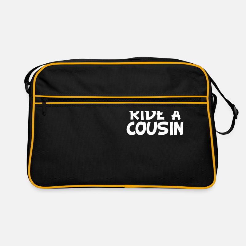 Save a ride with a cousin lustiger Retro Bag