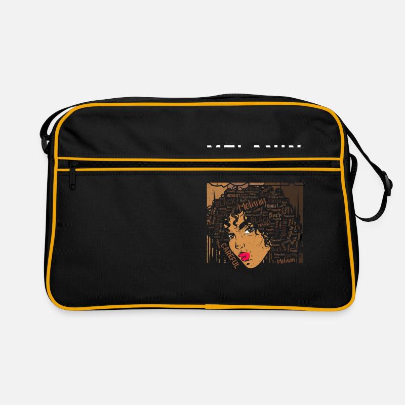 Melanin-Königin Stolzer Schwarzer Retro Tasche