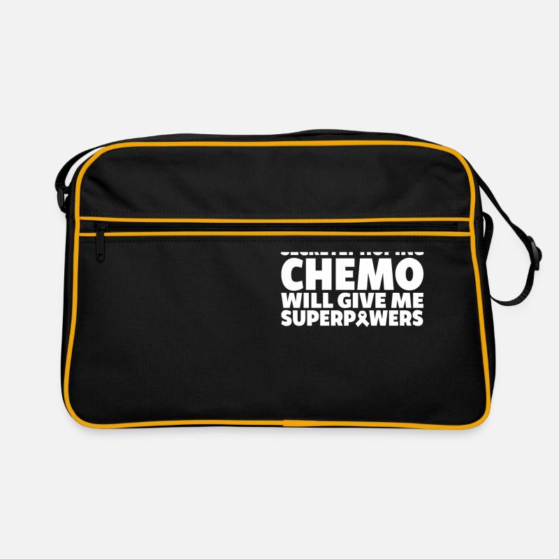 Heimlich Hofft Chemo Wird Mir Superkräfte Geben Retro Tasche