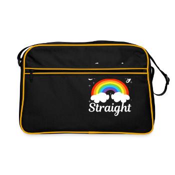 Ich Kann Nicht Einmal Denken - Retro Tasche - Schwarz/Gold - Vorne