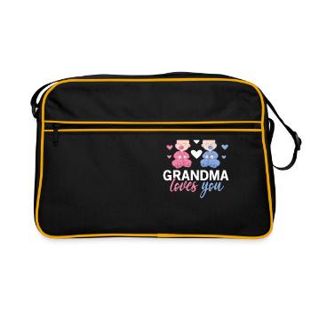 The legend has retired - Retro Bag - black/gold - Front