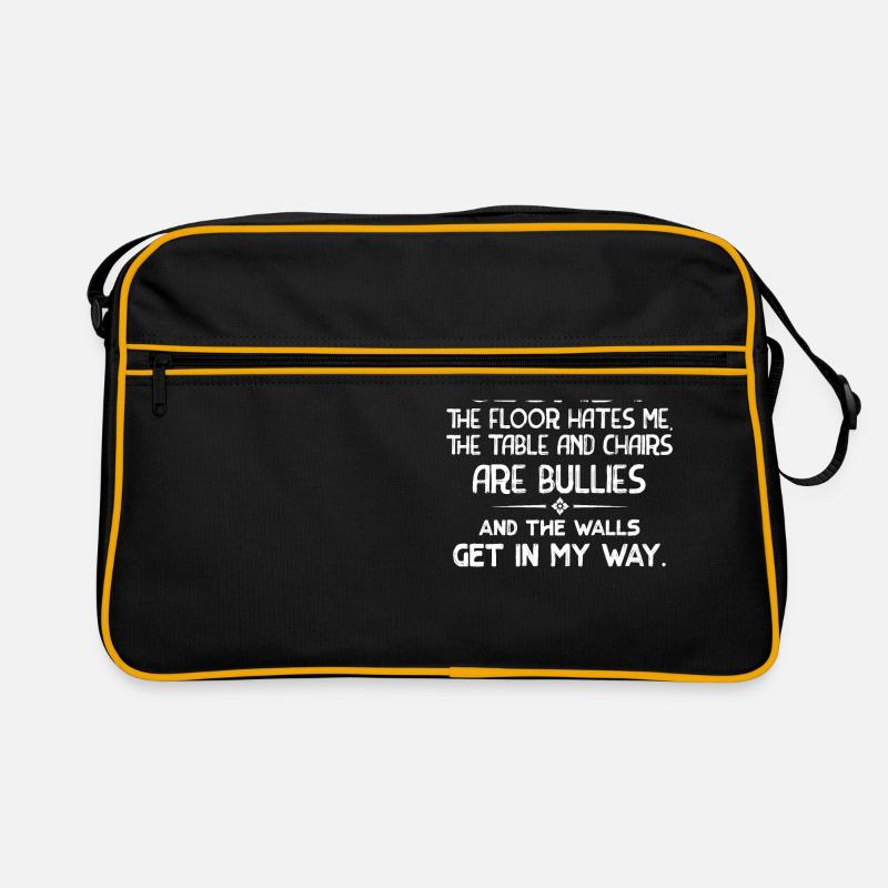 I'm not clumsy, the soil hates me Retro Bag