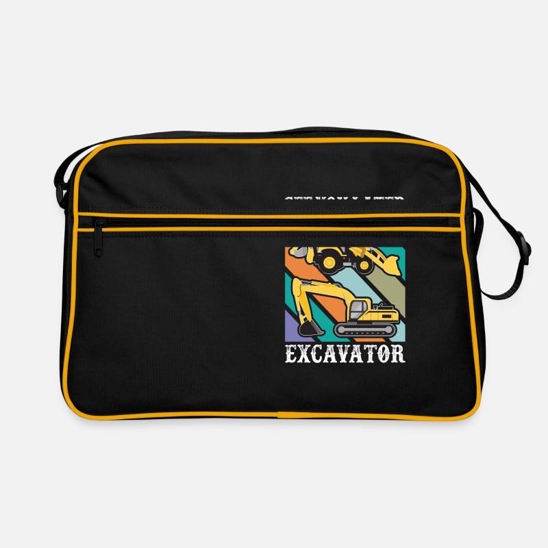 A plus tard Digger drôle de bambin Sac Retro