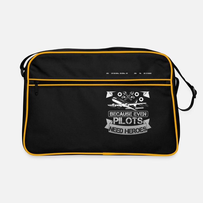 Flugzeugpilot Des Flugzeugmechanikers Retro Tasche