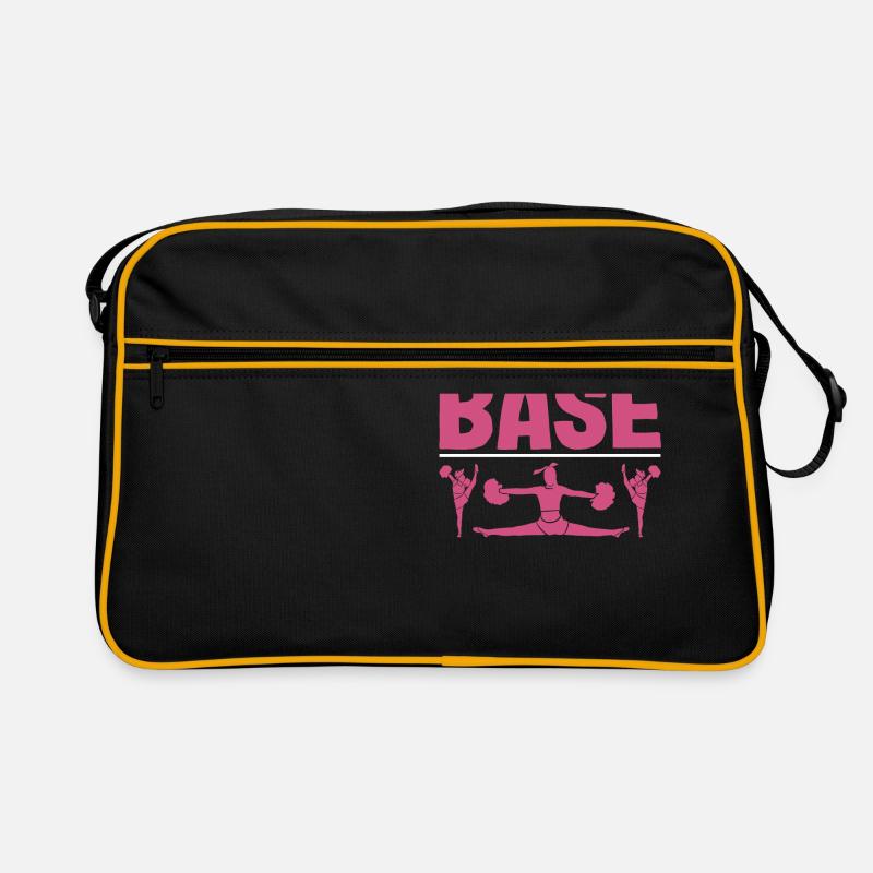Cheerleaders à propos de cette base -cheerleading Sac Retro