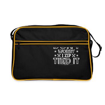 Don't worry, I bound it, it - Retro Bag - black/gold - Front