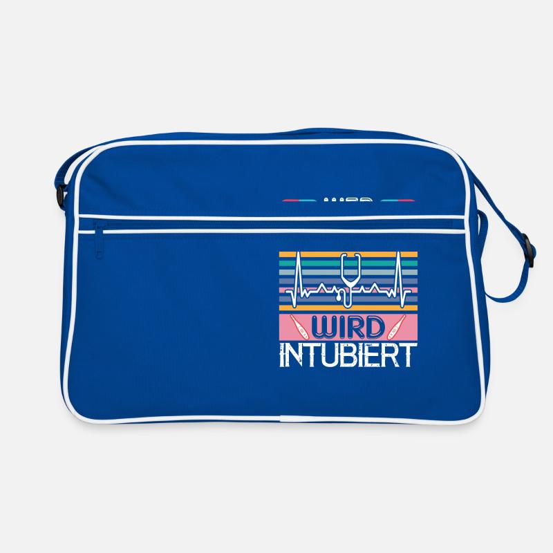 Wer Diskutiert Wird Intubiert Krankenpflegerin Retro Tasche