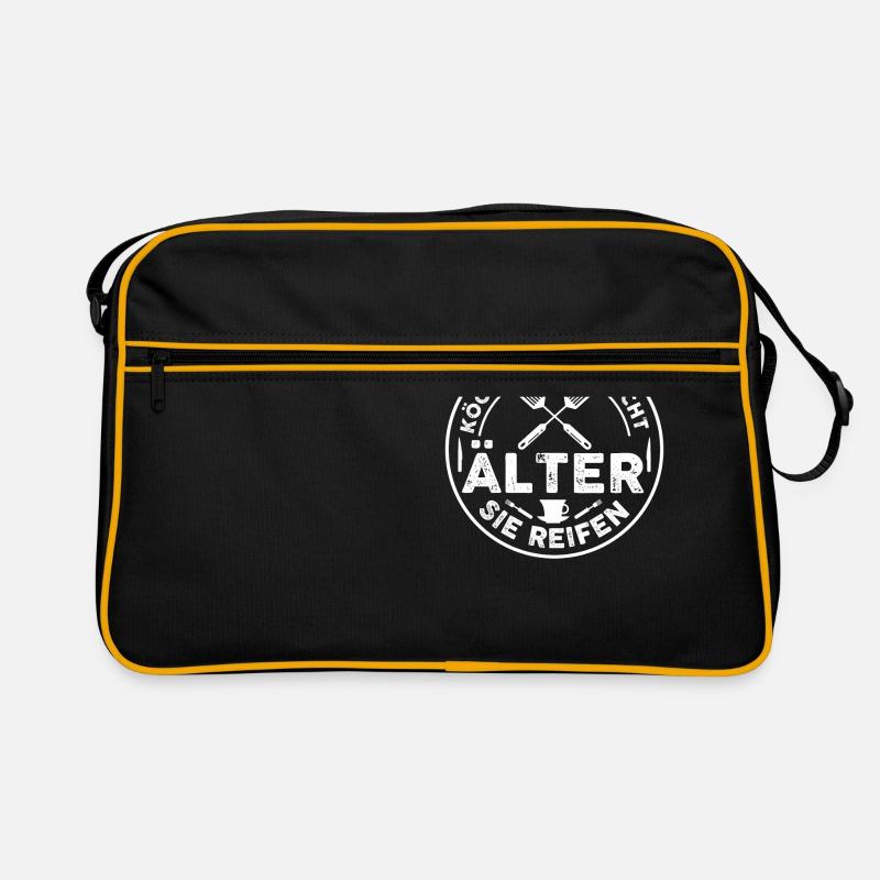 Lustiger Spruch Koch Geburtstag Köche Werden Retro Tasche