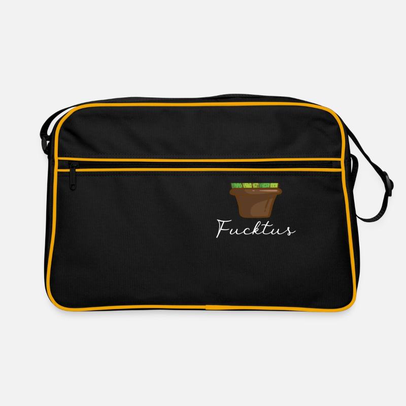 Fucktus Cactus Middle Finger Statement Retro Bag