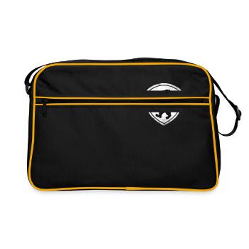 Berlin bear capital travel souvenir wall trip lo - Retro Bag - black/gold - Front
