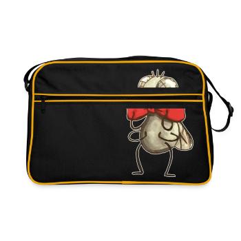 Volez avec fly - Sac Retro - noir/or - Devant