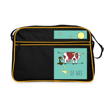 the ART OF ART - Retro Bag - black/gold - Front