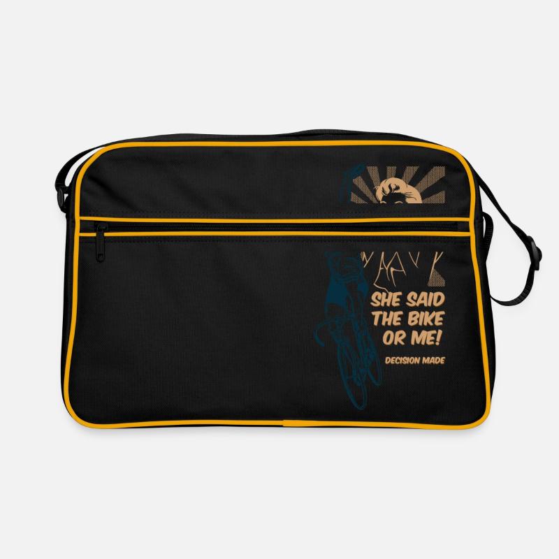 Je pars ... cyclisme Sac Retro
