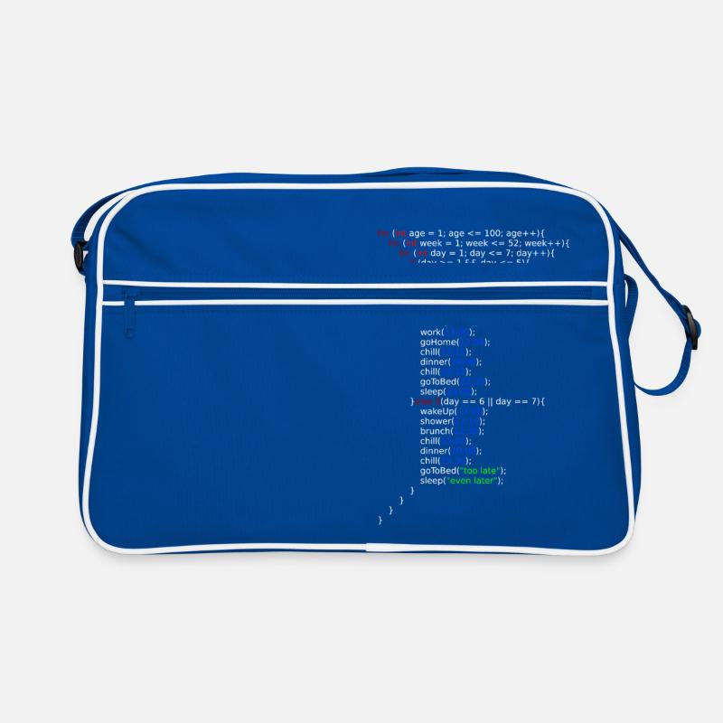My Life -- Java Code Retro Tasche
