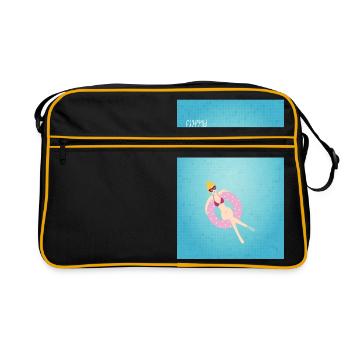 Summer story - Retro Bag - black/gold - Front