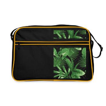 Tropical Geometry - Retro Tasche - Schwarz/Gold - Vorne