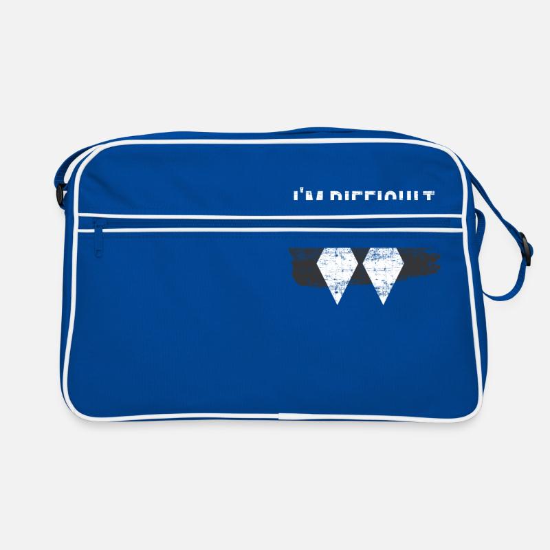 I am difficult skiing Retro Bag